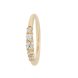 BUD - 14k - Brigitte Seam Ring 5 CZ
