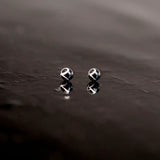 Gossamer Mini Sphere Flat Back Sleeper Earrings - 14k Solid Gold